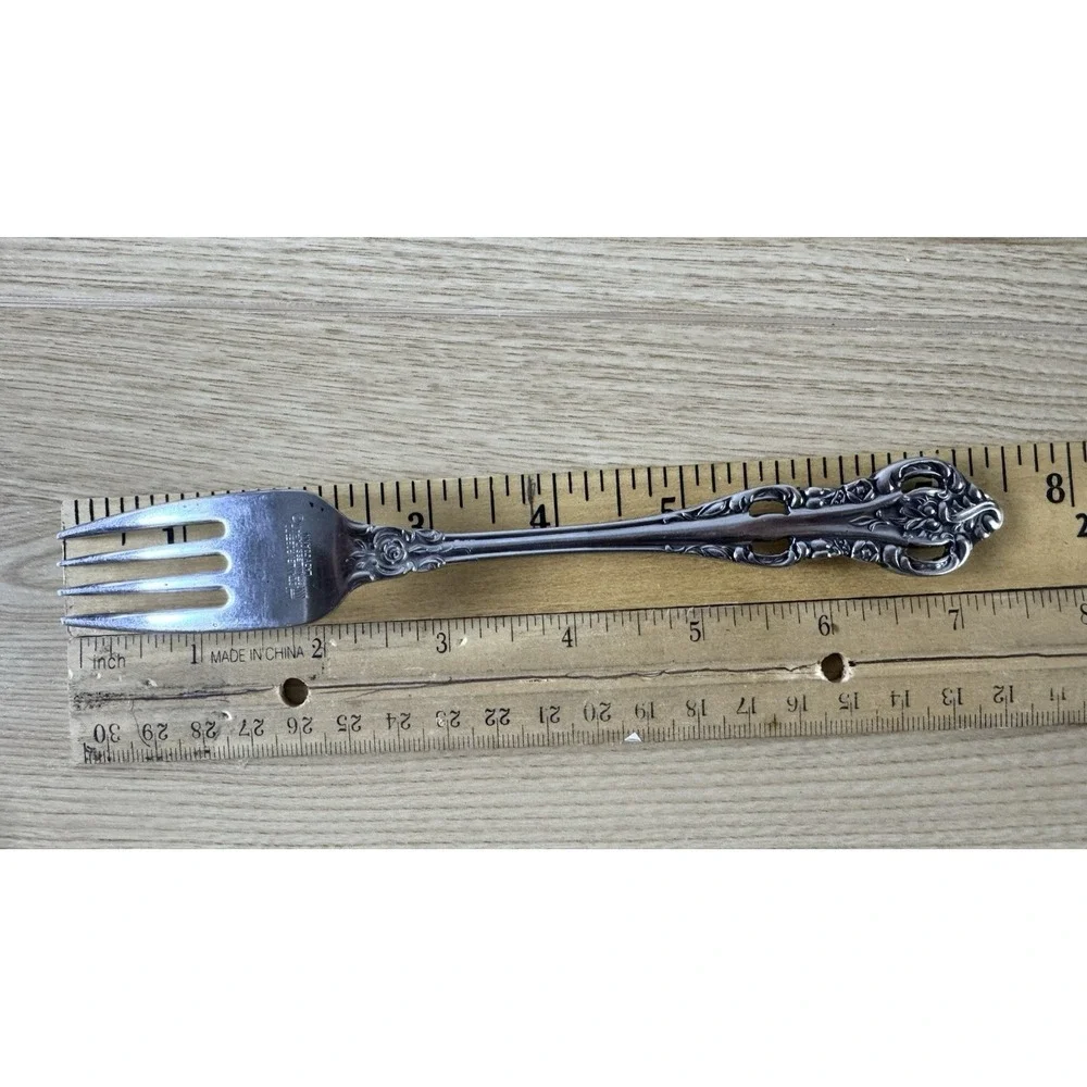 Vintage Stanley Roberts Lady JoAnn Dinner Forks Set of 4 Stainless Japan